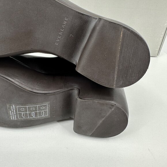 Everlane The Puffa Boot in Dark Brown size 7 Chelsea Ankle 3.25" Chunky Platform - Picture 11 of 12